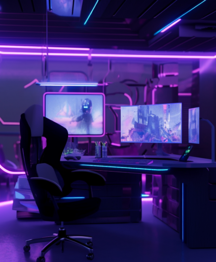 Gaming room.